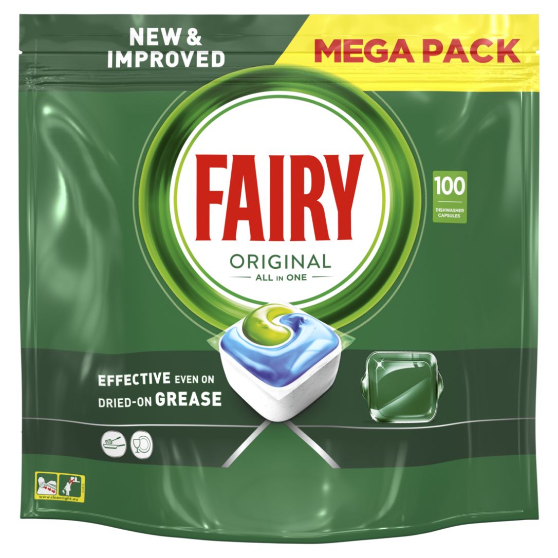 Fairy Original All-in-One Spülmaschinen-Tabs, 200 Stk