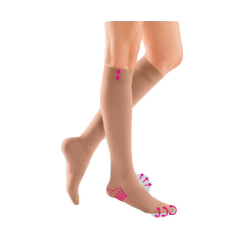 mediven plus CCL1 AD Kompressionsstrümpfe kurz (34-38 cm) mit Noppenhaftband