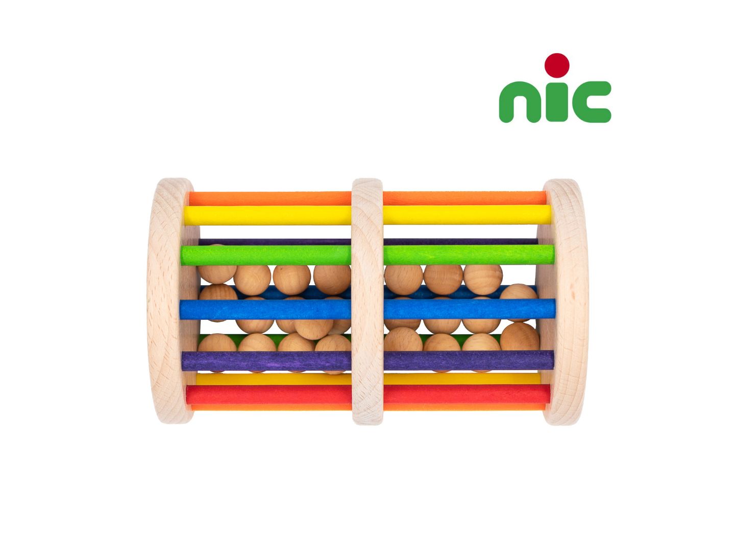 Nic Regenbogen Rasselrolle lang