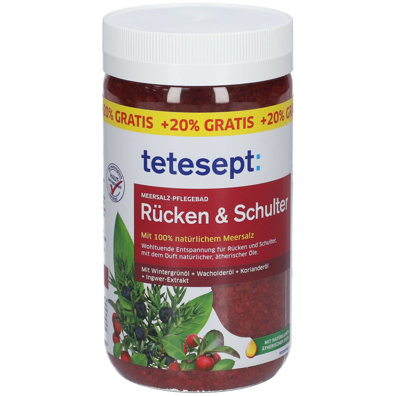 tetesept® MEERSALZ-PFLEGEBAD Rücken & Schulter