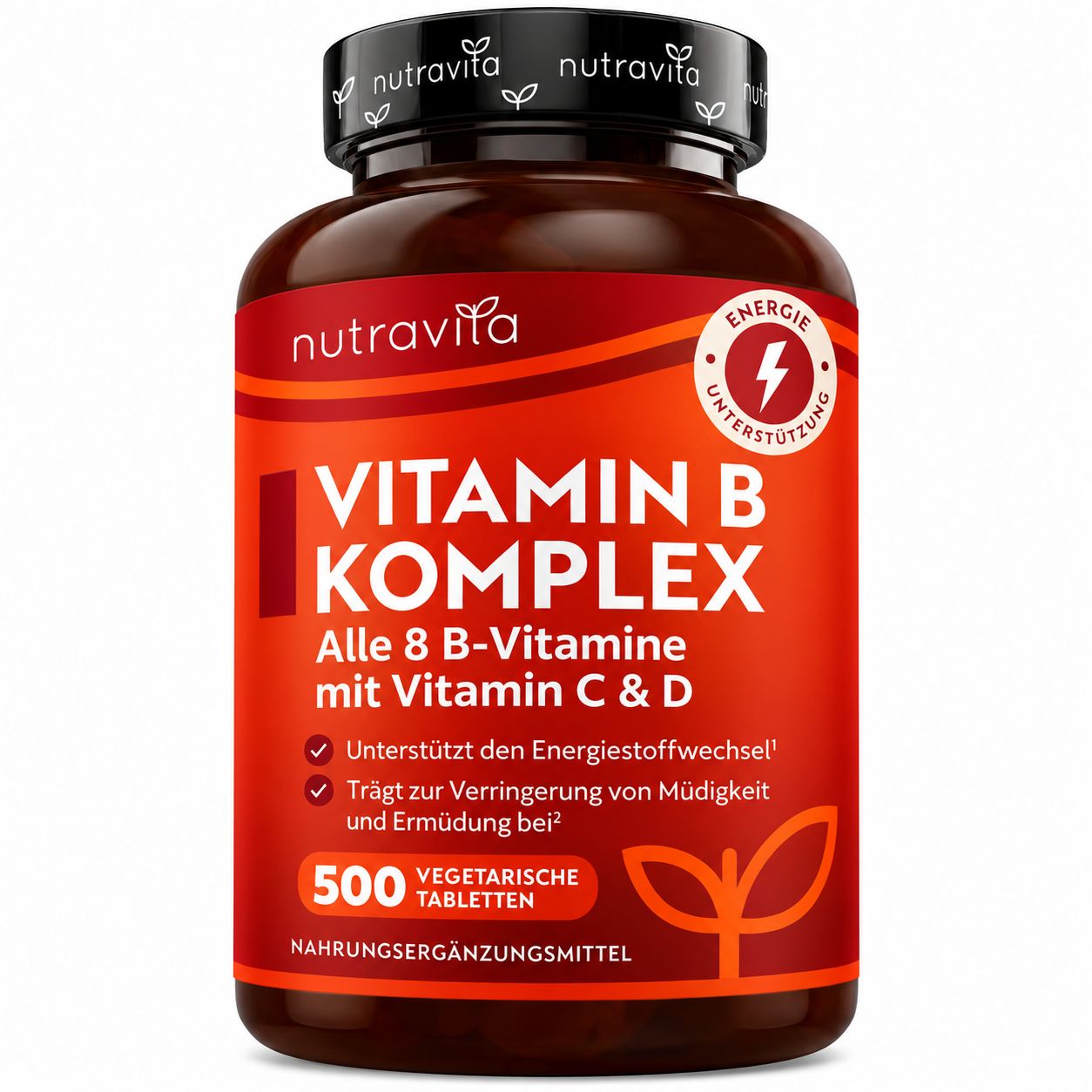 Nutravita Vitamin-B-Komplex mit Vitamin C und D