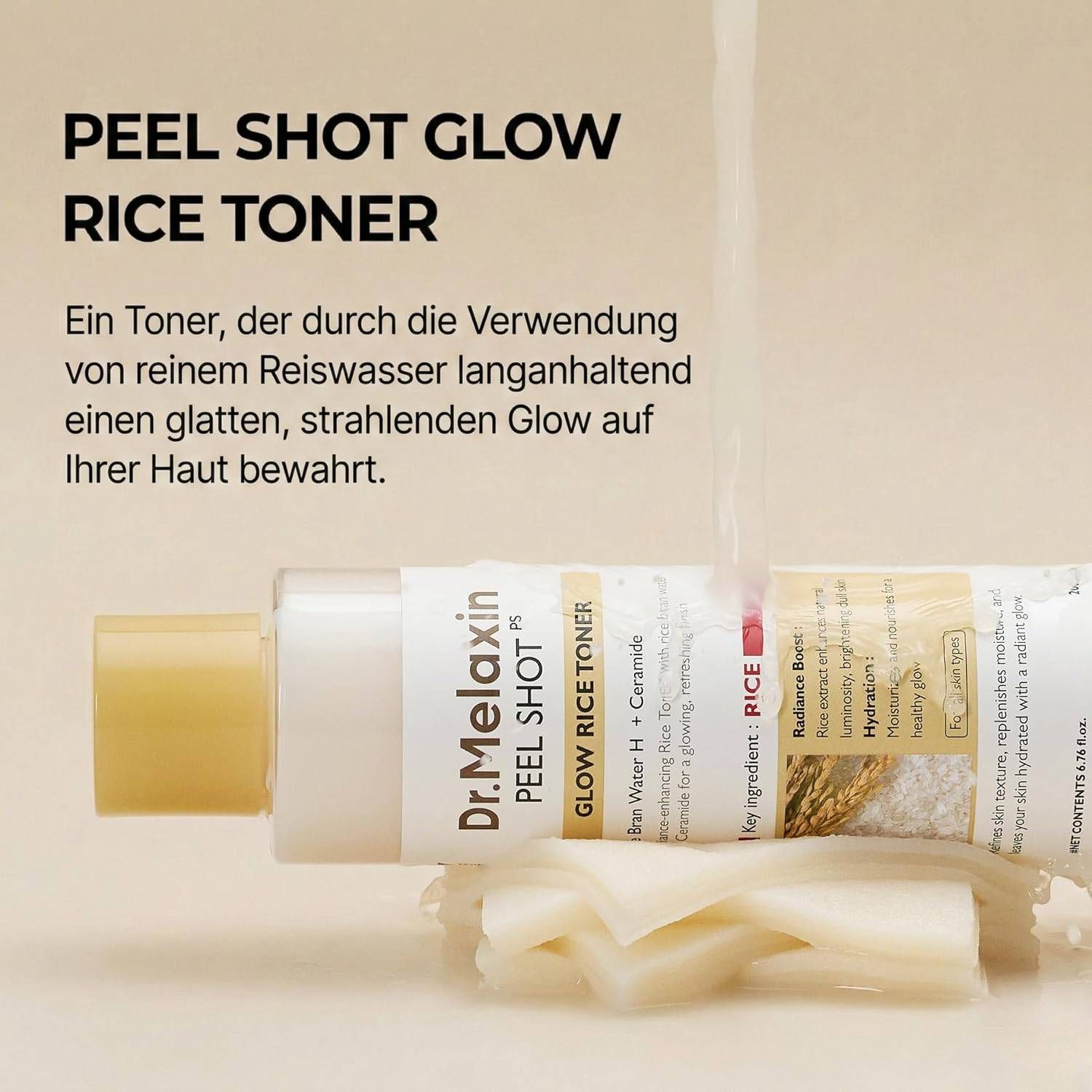 Dr. Melaxin Peel Shot Glow White Rice Toner 200ml