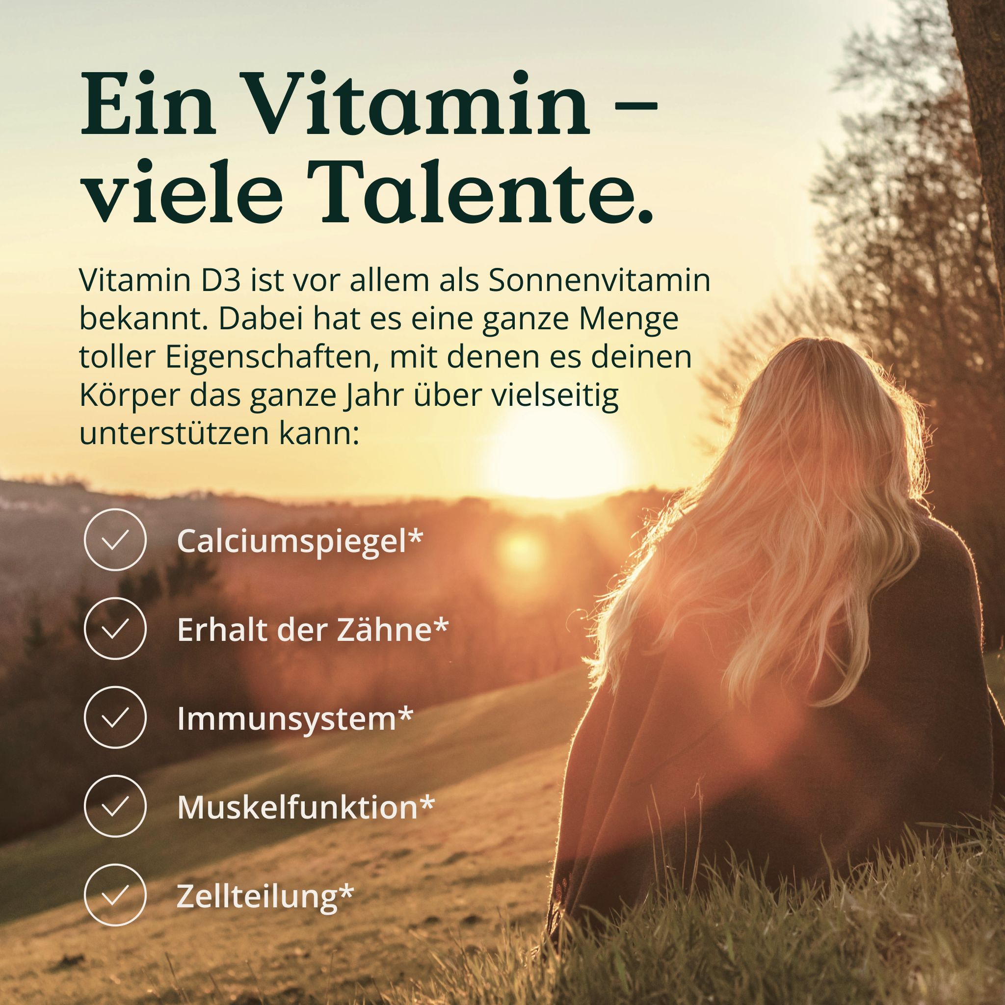NATURE LOVE® Vitamin D3/K2 (50ml) - K2VITAL® 99,7% all-trans - 1000I.E. Vit D & 20µg Vit K2/Tropfen