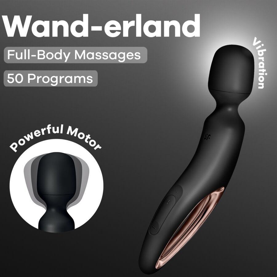 Satisfyer Erland Stab-Massager: Volle Körpermassage, 50 Programme, starker Motor.