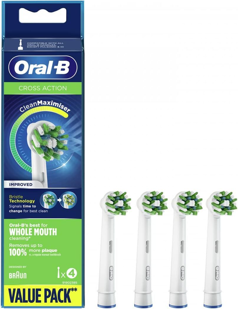 Oral-B Cross Action CleanMaximiser Ersatzbürsten 4 Stk.