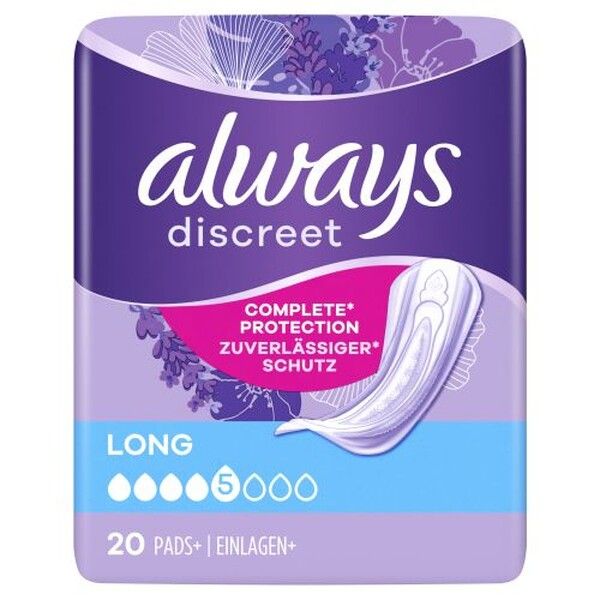Always Discreet Inkontinenz-Einlagen Long