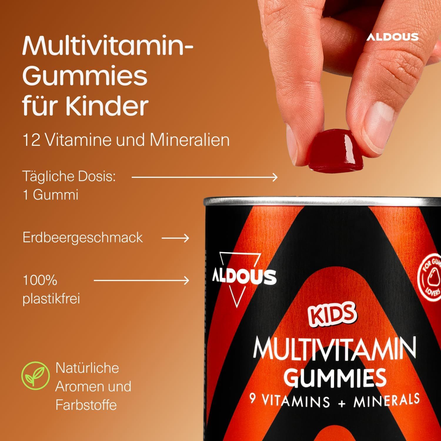 Aldous Multivitamin Gummies für Kinder