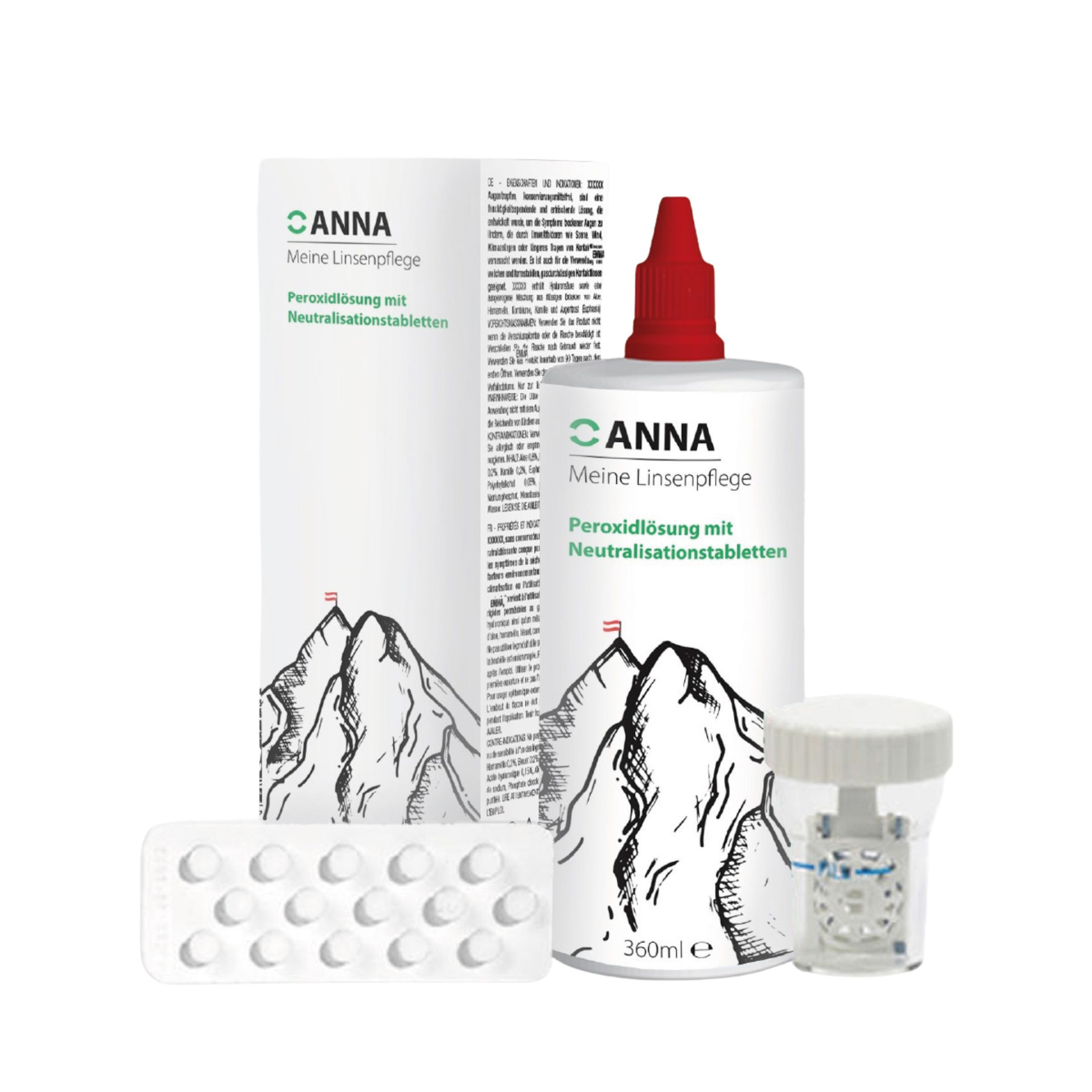Oté ANNA Peroxidlösung mit Neutralisationstabletten