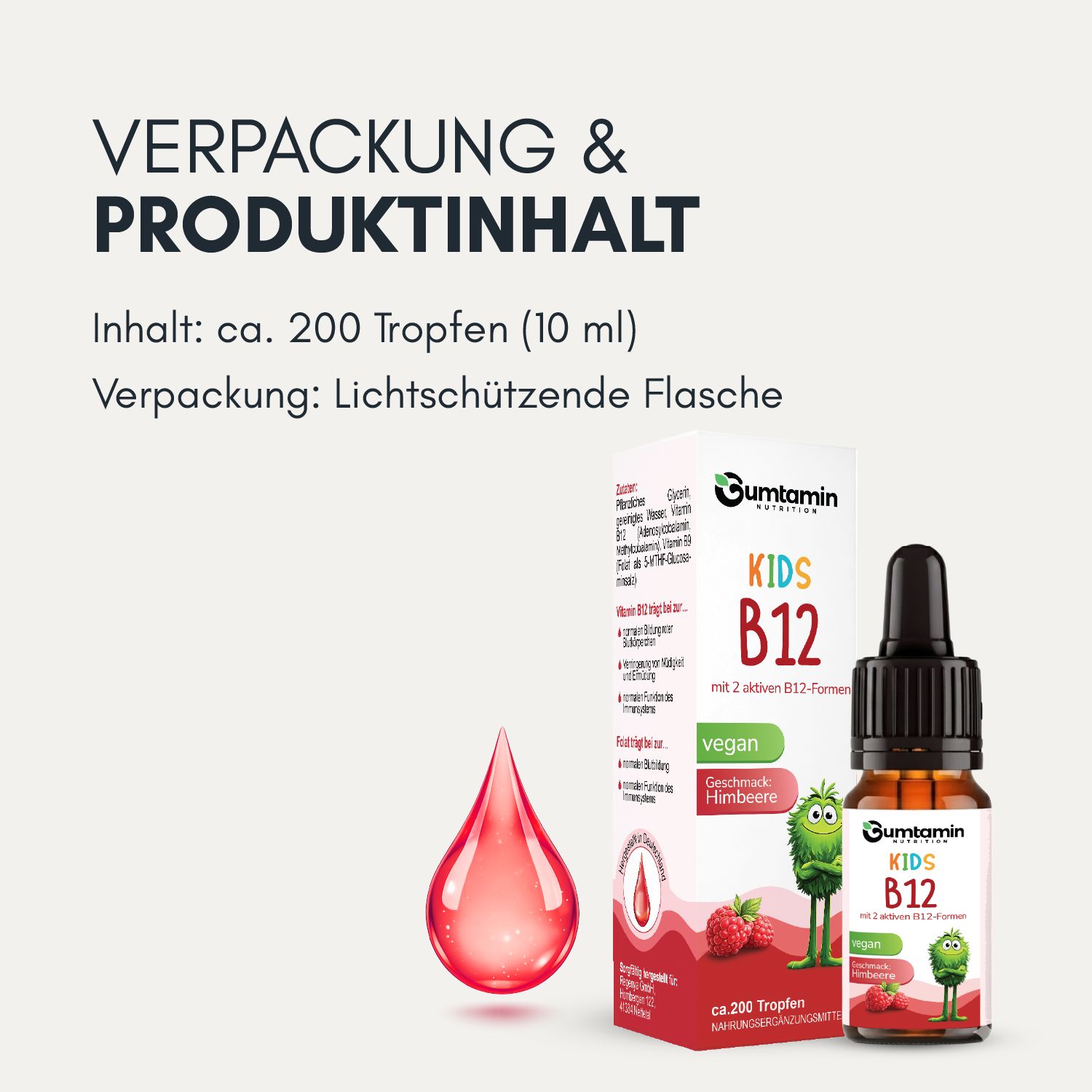 Gumtamin Kinder Vitamin B12 Tropfen