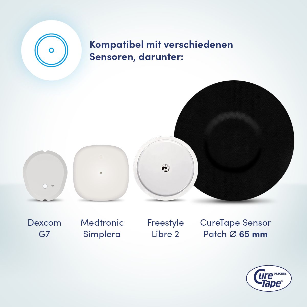 CureTape® - Fixierpflaster - Freestyle libre 2,3 - Dexcom G7