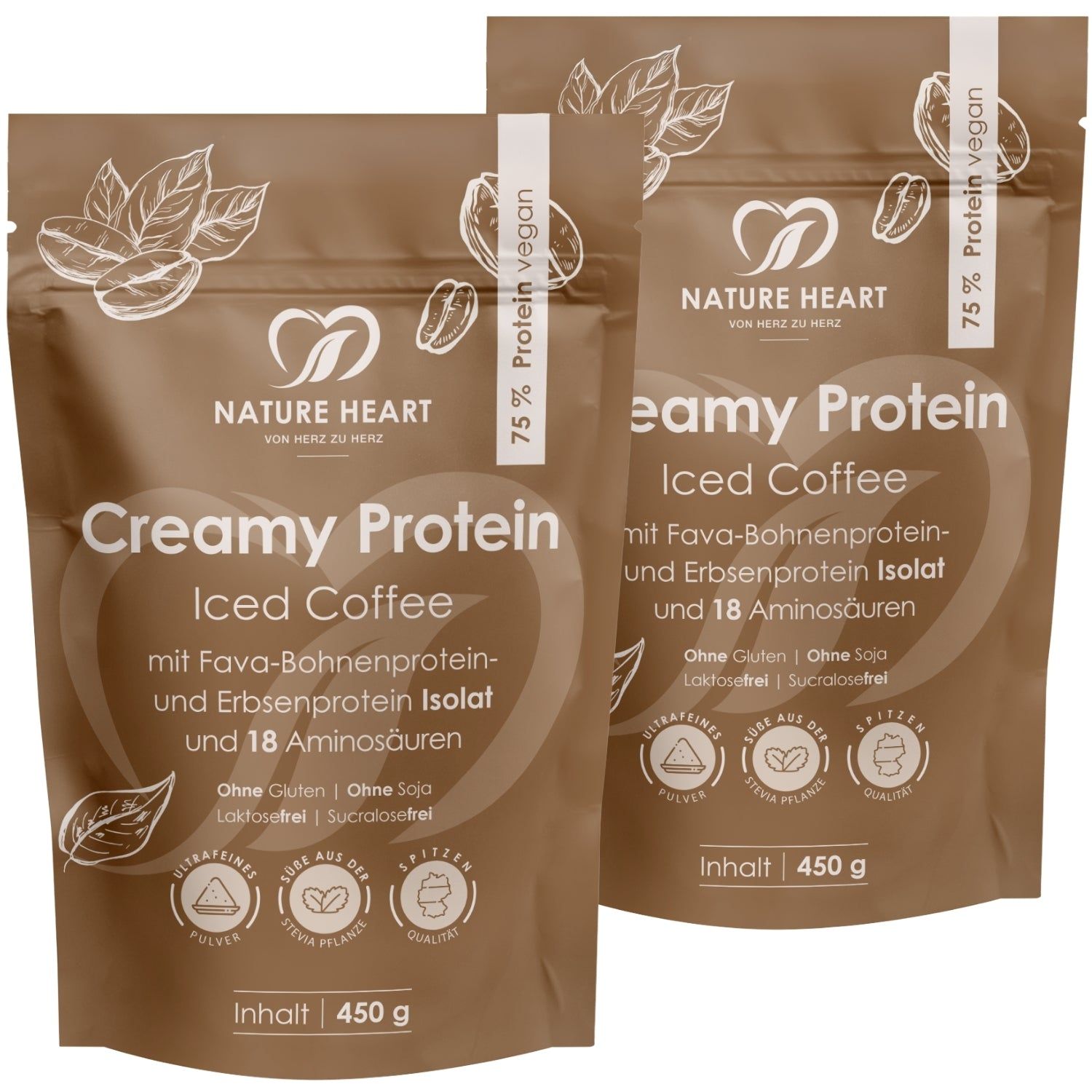 Nature Heart Creamy Protein Iced Coffee