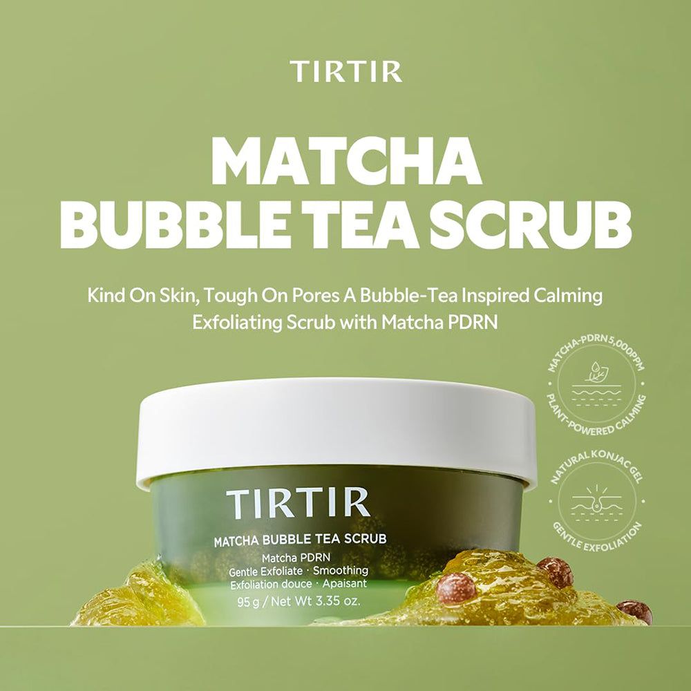 TIRTIR Matcha Bubble Tea Peeling – sanftes Peeling mit Matcha & Konjac