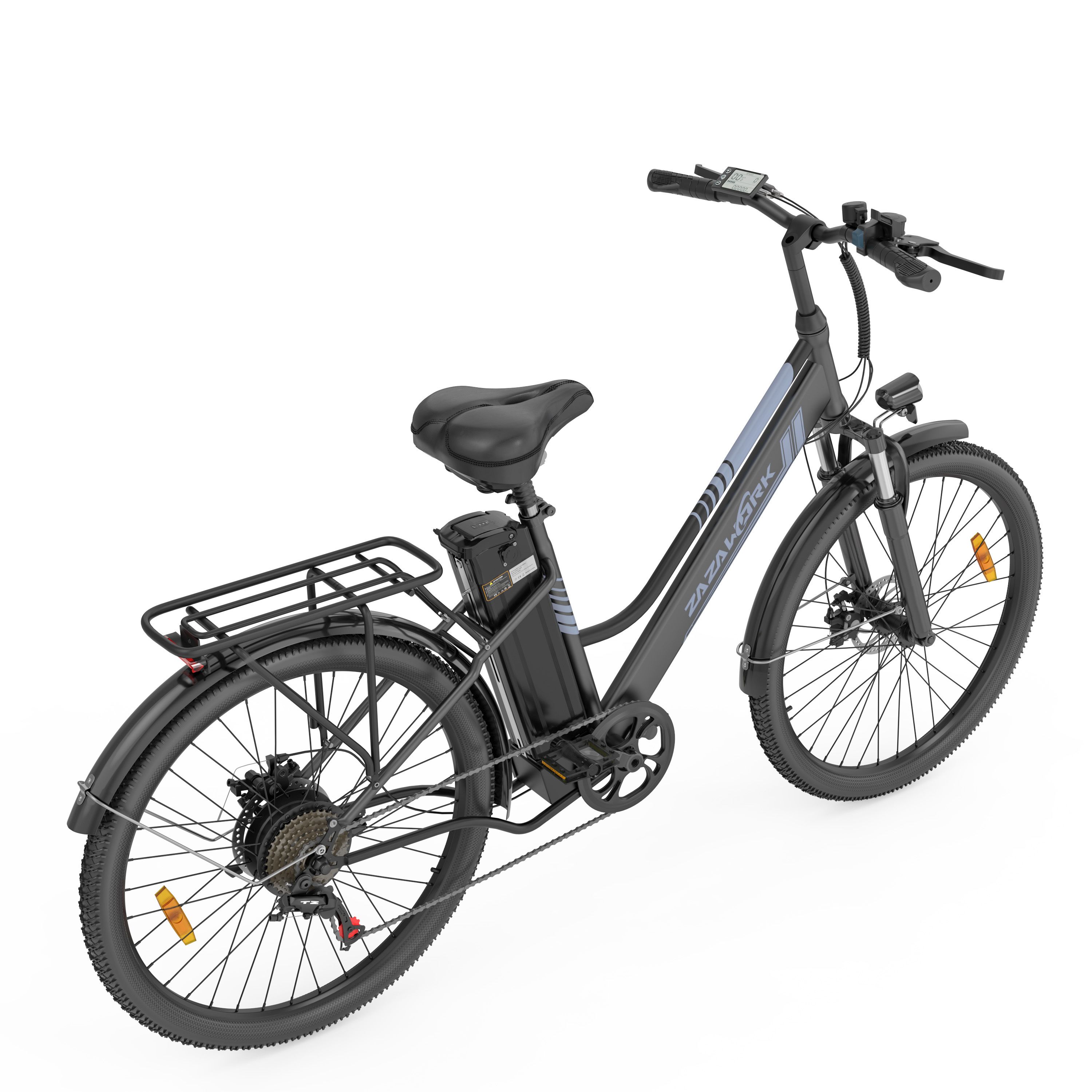 ZAZAWORK C26 Pro E-Bike für Damen mit herausnehmbarem 36V-20Ah-Akku