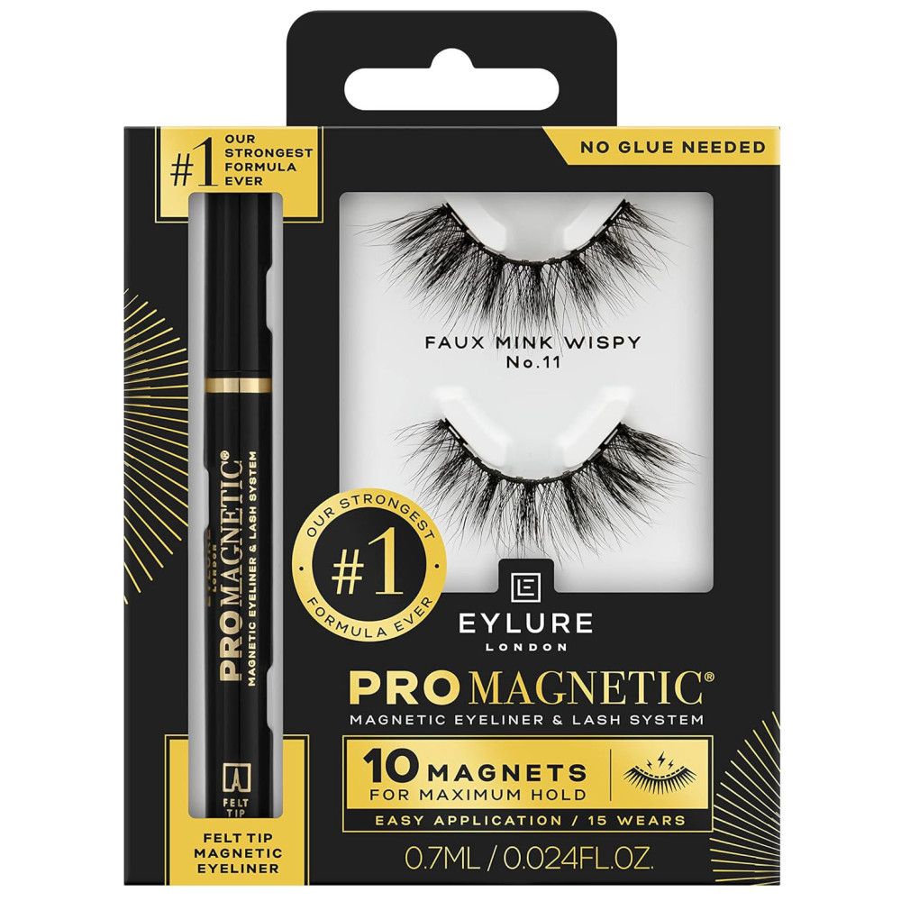 Eylure London - Promagnetic Wimpern & Eyeliner – Faux Mink Wispy