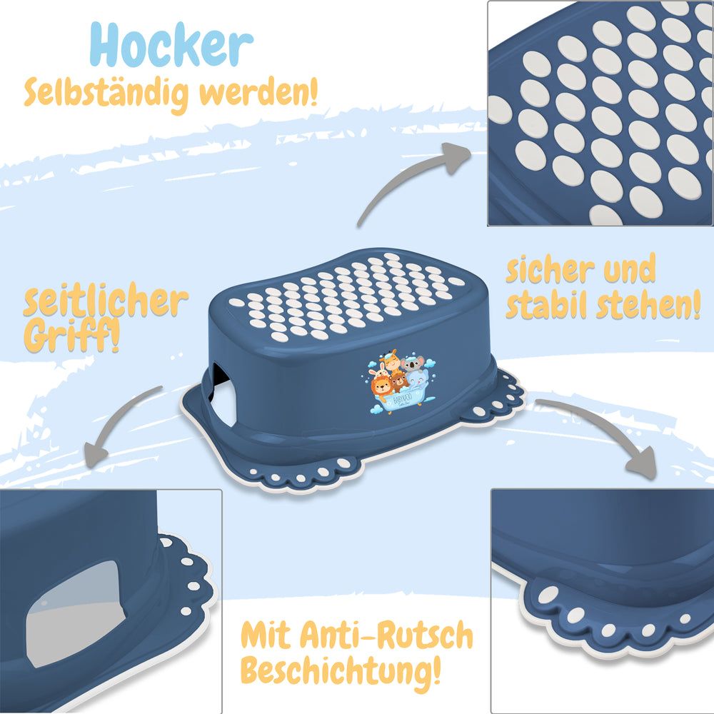 Babykajo Kinder Hocker - Tritthocker vom TÜV Rheinland zertifiziert.