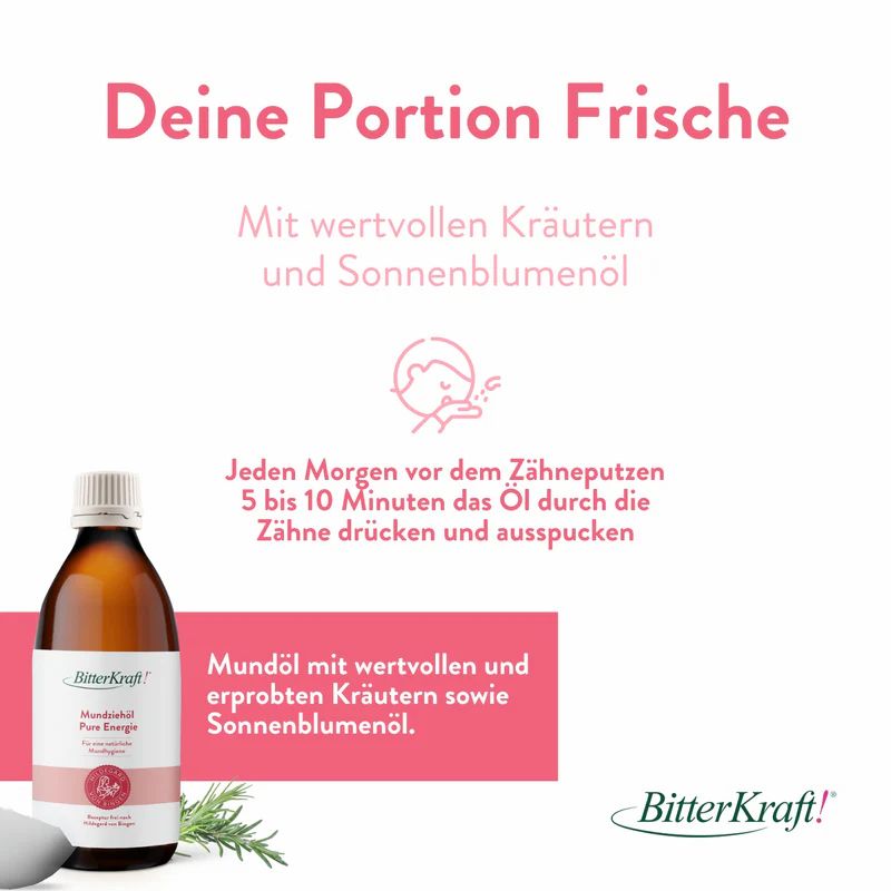 BitterKraft! Mundziehöl Pure Energie