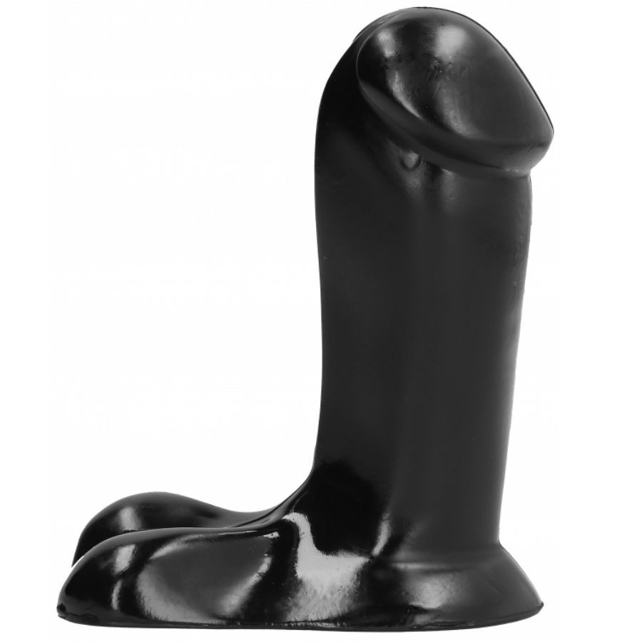 All Black - Dunker Dildo mit breiter Basis