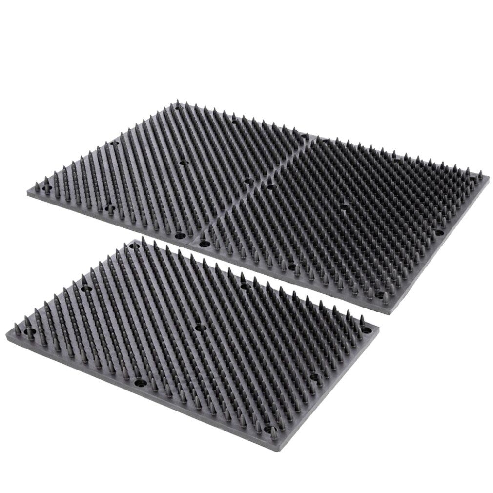 Kratzmatte für Pferd, Kalb, Ziege Schwarz (L60xB40cm)