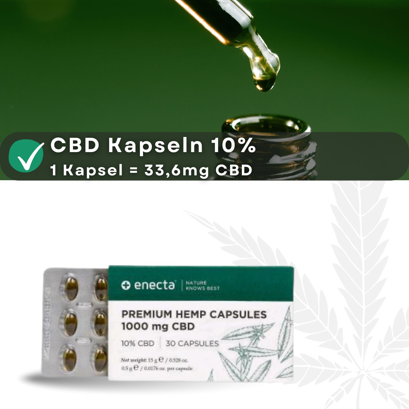 Weedness - CBD Öl Kapseln 10%