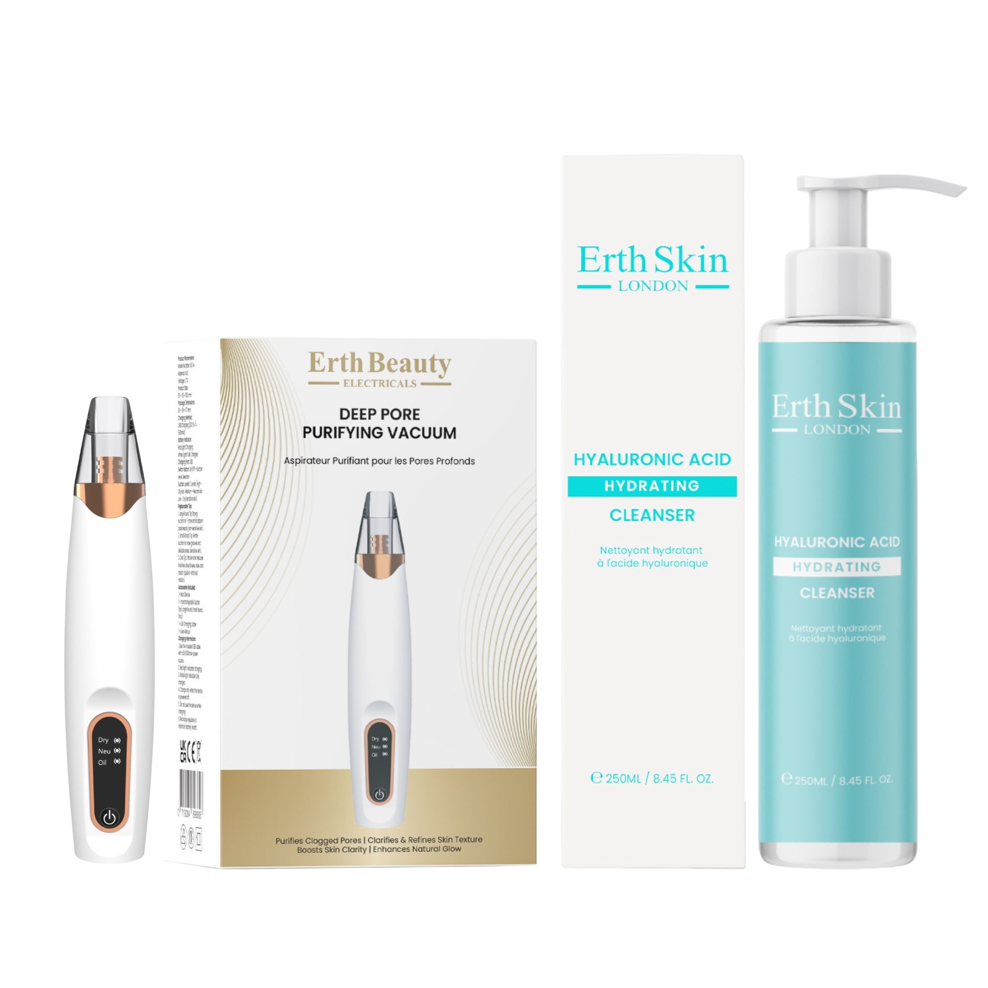ErthSkin London Vakuum Reinigung Duo Hyaluron