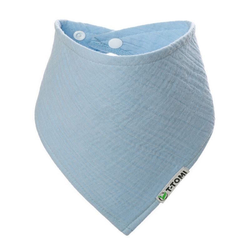 T-TOMI Musselinlätzchen Blue