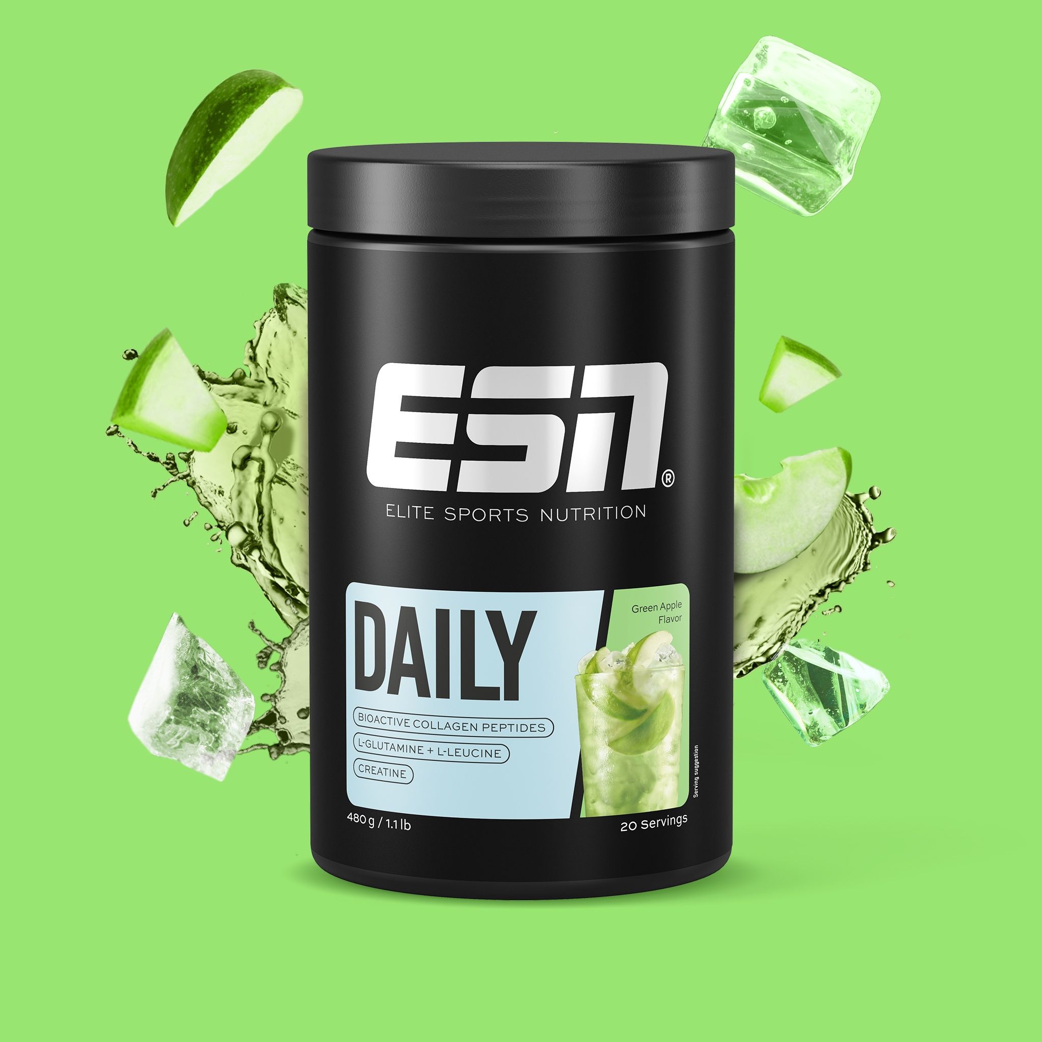 ESN Daily Kollagen, Glutamin, Kreatin Pulver
