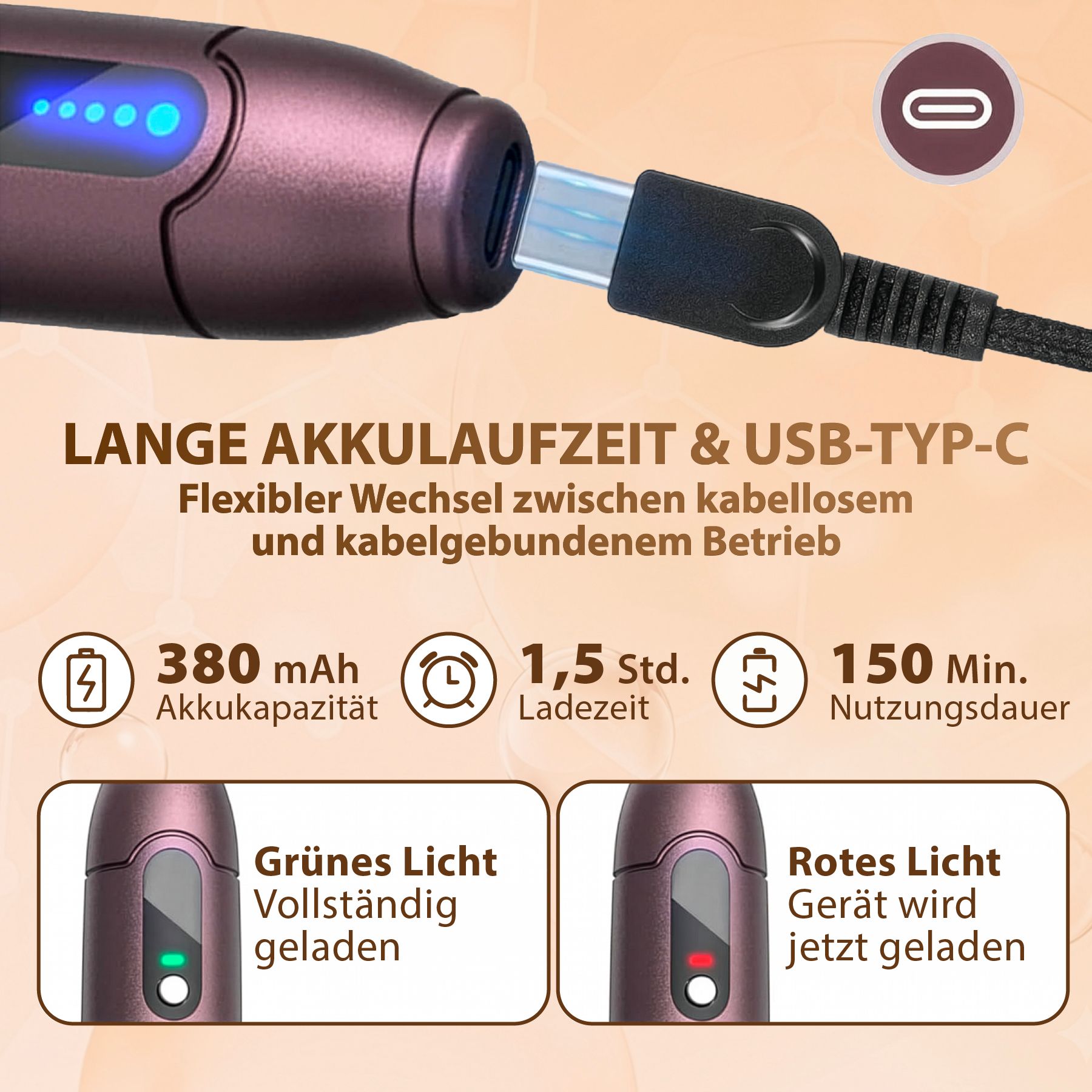 P-Beauty Dermaroller Dr. Pen Ultima A10 Microneedling Dermapen Anti-Falten Gerät