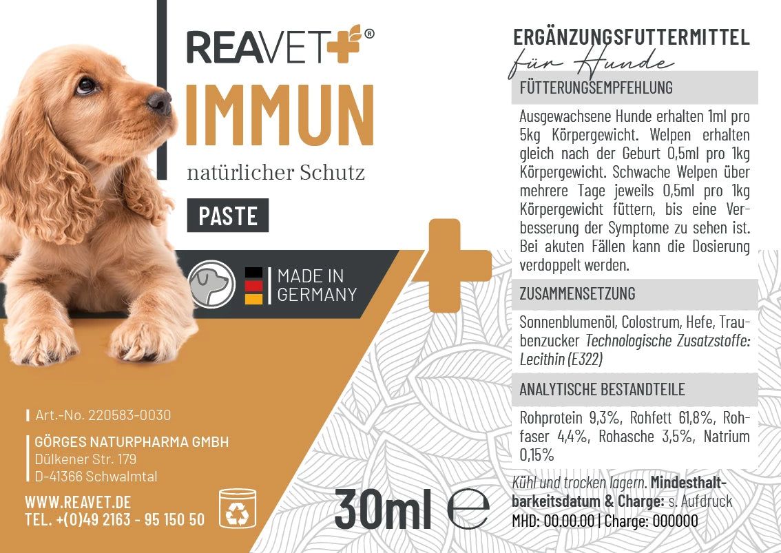 Immun Abwehrkraft Paste - ReaVET