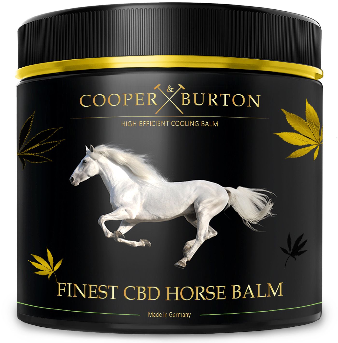 COOPER & BURTON CBD Hanf Creme mit THC-freiem CBD Öl – Massagebalsam für Muskeln und Gelenk