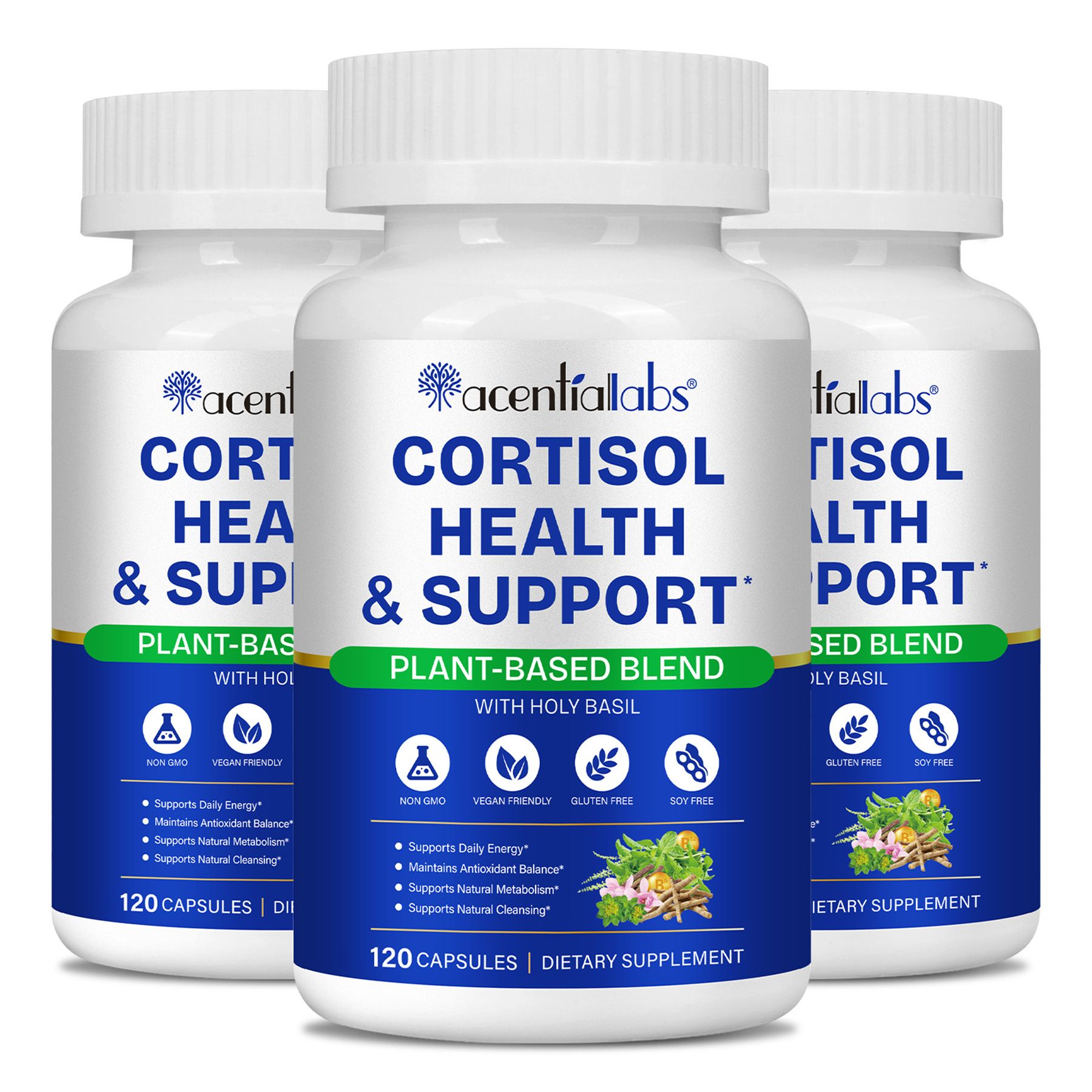 ALIVER Cortisol Support Unterstützung Komplex Ashwagandha Magnesium Kapseln