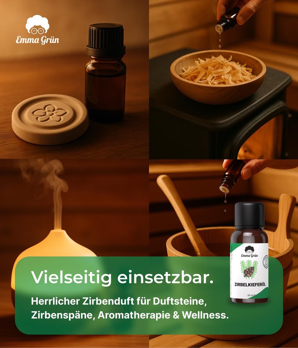 Emma Grün® ätherisches Zirbenöl naturrein & hochdosiert