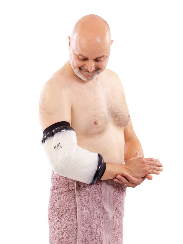 LIMBO Duschschutz Ellenbogen – Erwachsene, Standard, für Gips