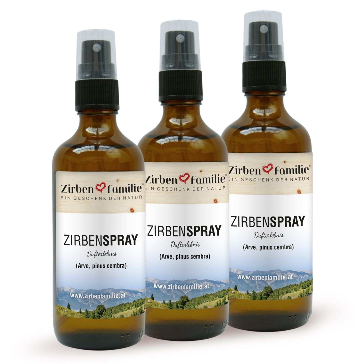 ZirbenFamilie | 3er SPAR Set ZirbenSpray