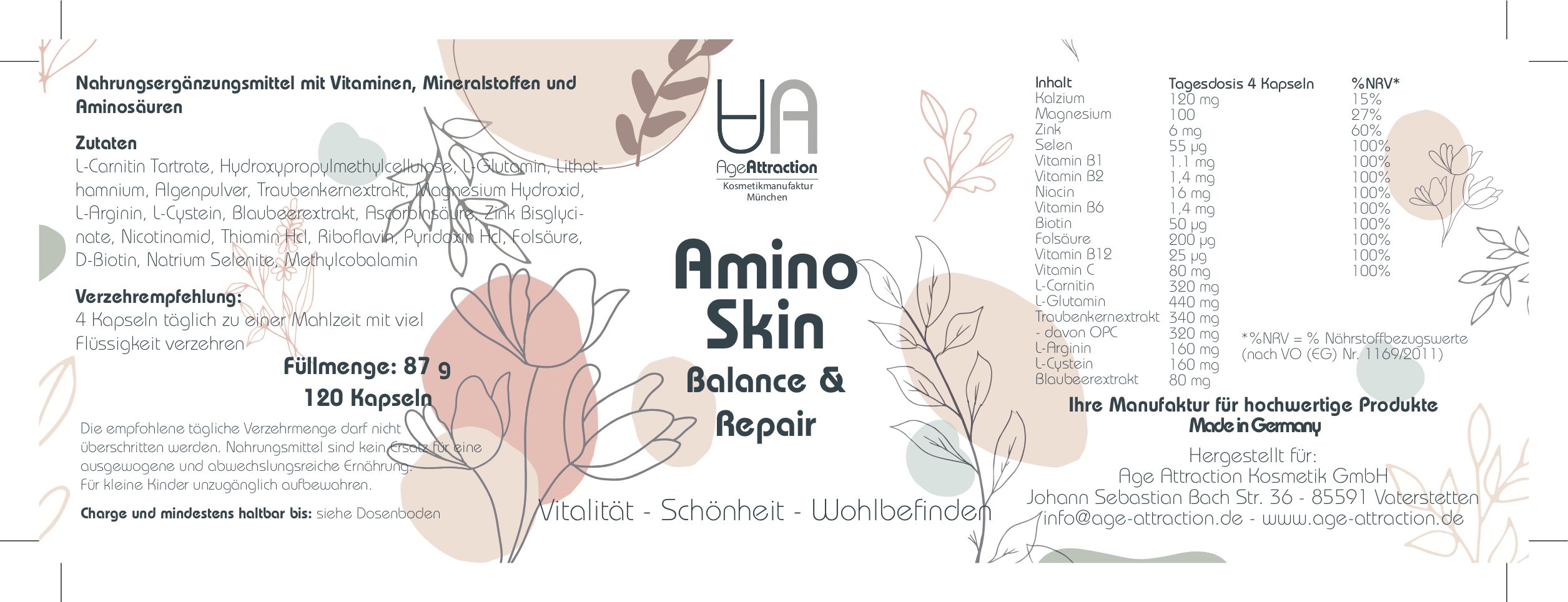 AGE ATTRACTION Amino Skin Balance & Repair