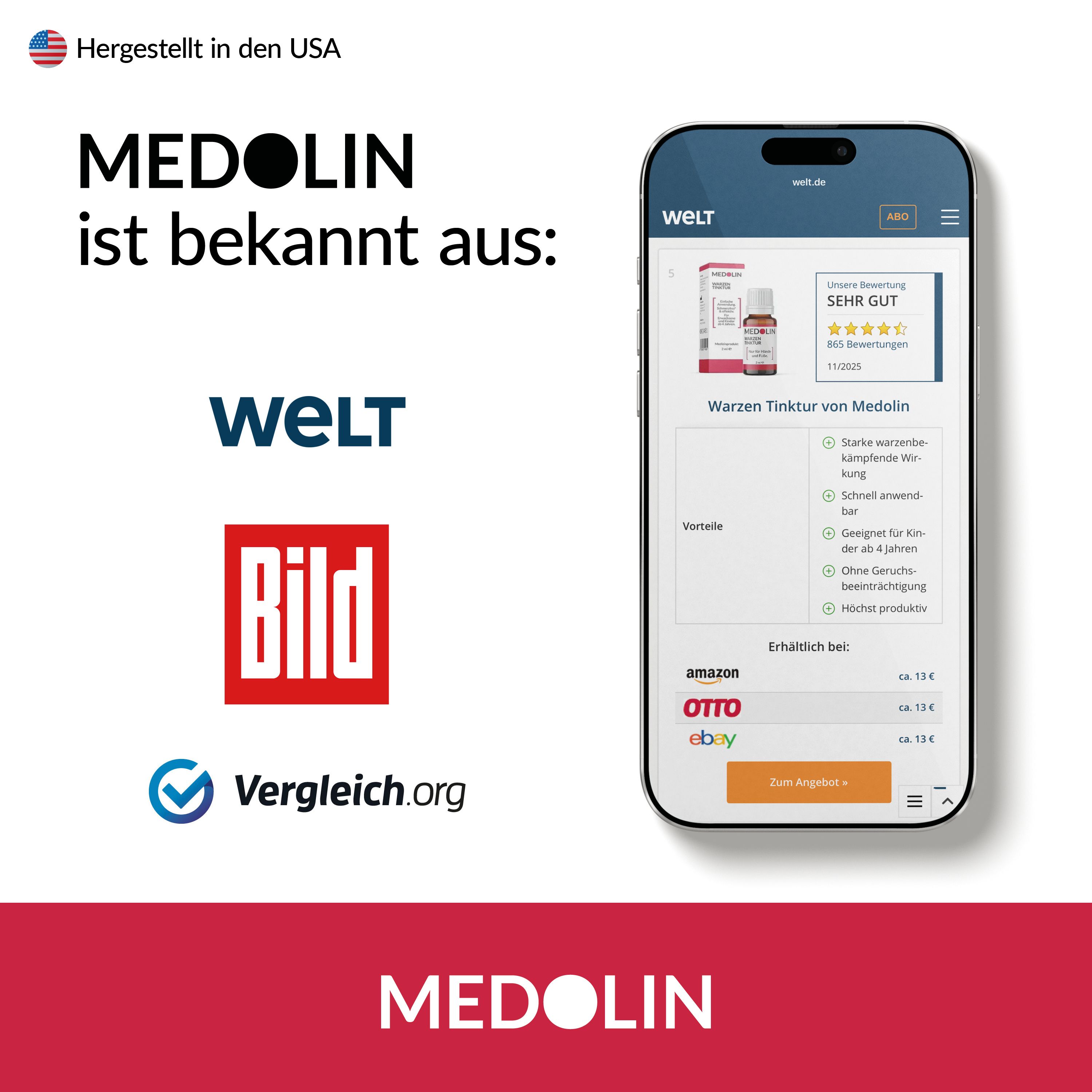 Medolin® Herpes Pflaster - Herpespflaster -  Herpes Patches bei Lippenherpes