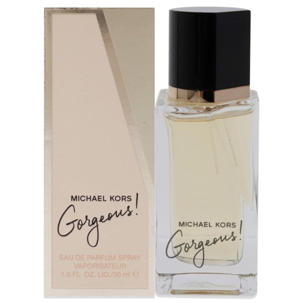 Michael Kors Gorgeous! Eau de Parfum 30 ml Flakon und Verpackung.