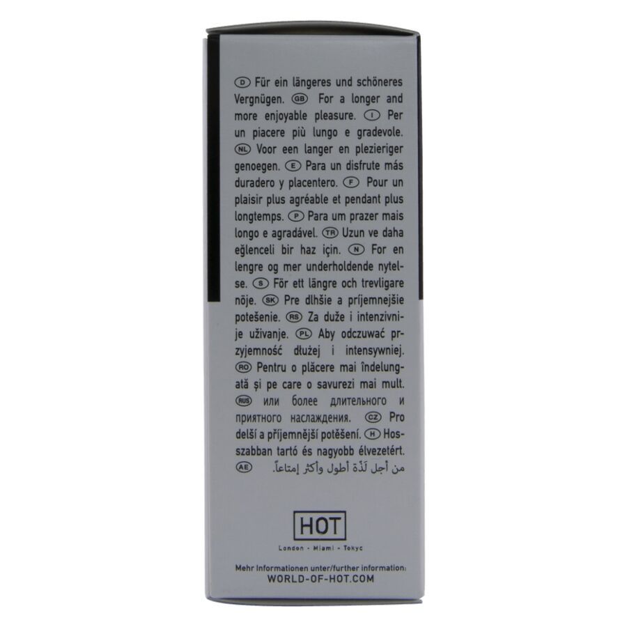 Tube von Rhino Long Power Cream mit Nashorn-Logo, rotem Becher-Symbol und Größenangabe.