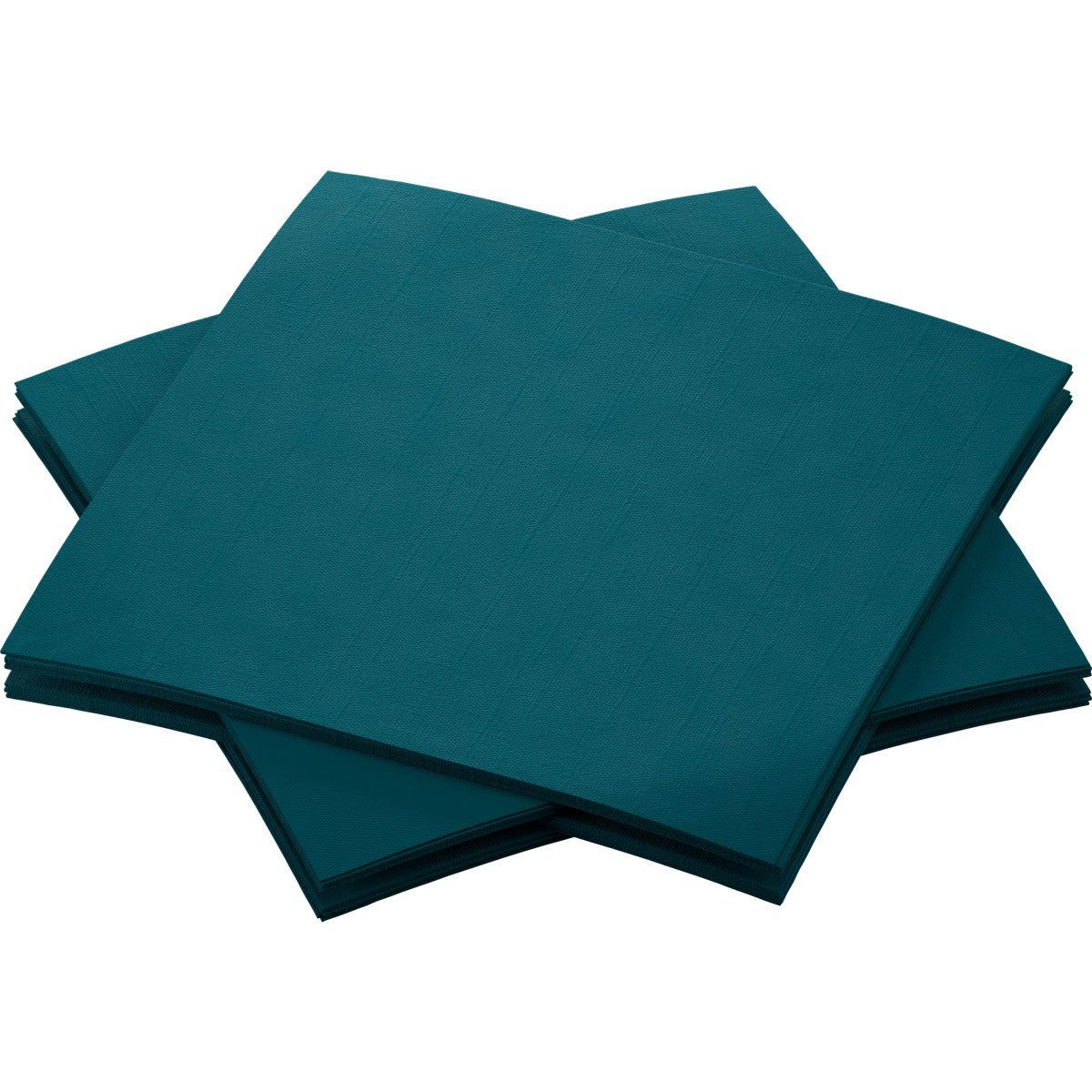 16x Bio-Dunisoft-Servietten 20 x 20   ocean teal