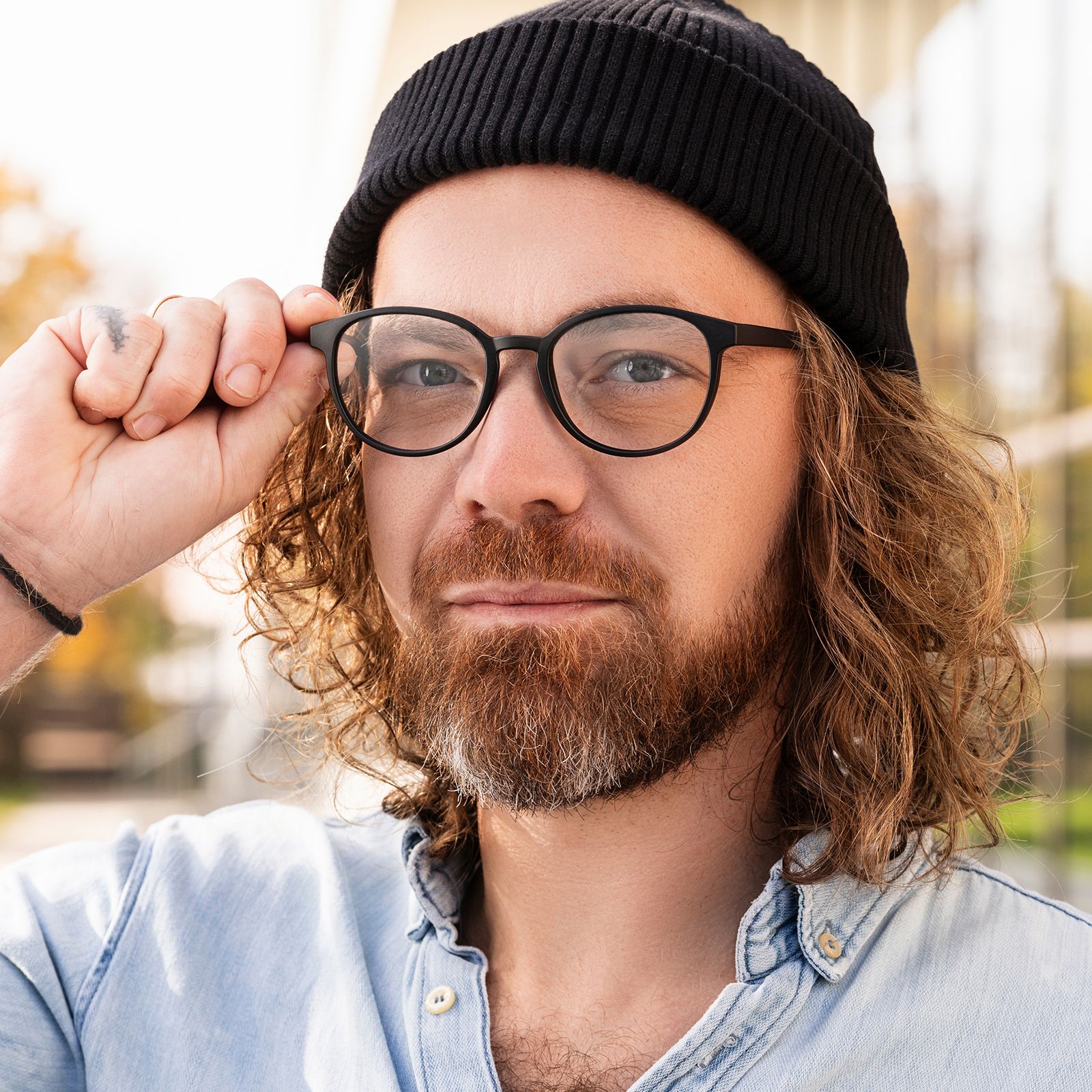 HYPREADER Blaulichtfilterlesebrille Lupus Stärke +2.00