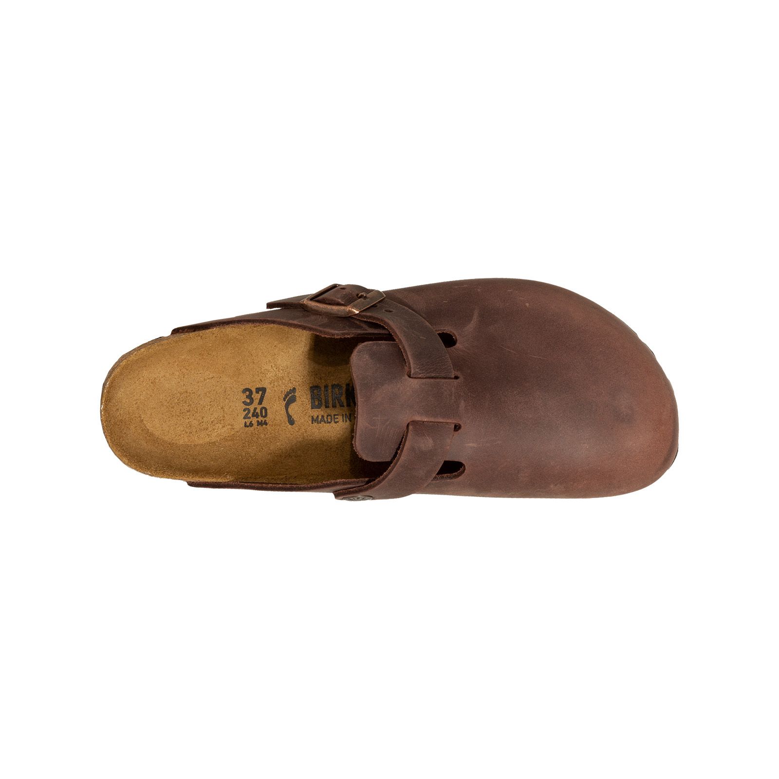 Birkenstock Boston FL habana schmale Weite 43