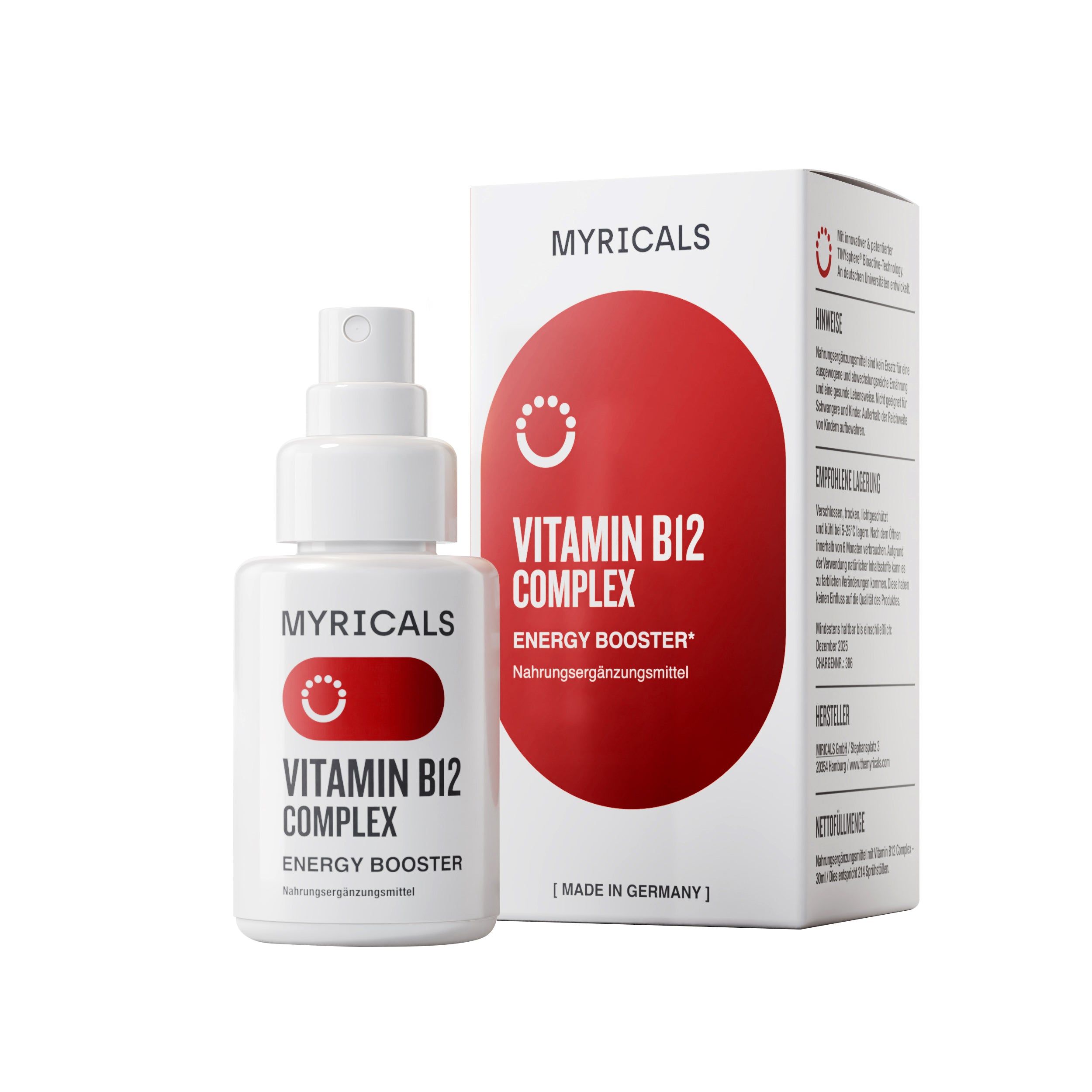 MYRICALS VITAMIN B12 COMPLEX - ENERGY BOOSTER