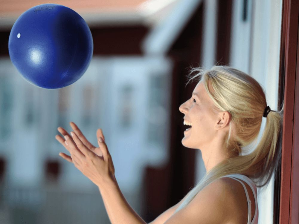 SISSEL® Pilates Soft Ball blau, Ø 26 cm