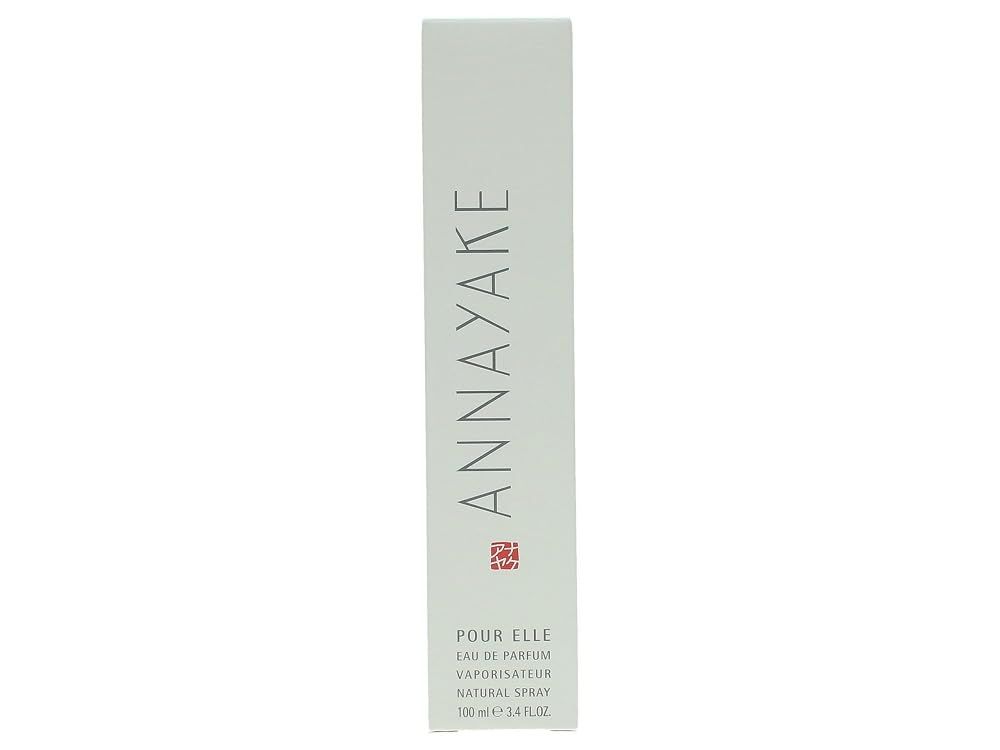 Weiße, rechteckige Verpackung. Aufschrift: ANNAYAKE, POUR ELLE, Eau de Parfum.