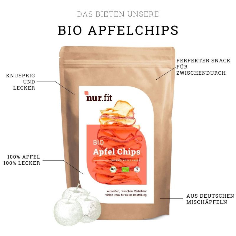 nur.fit BIO Apfelchips