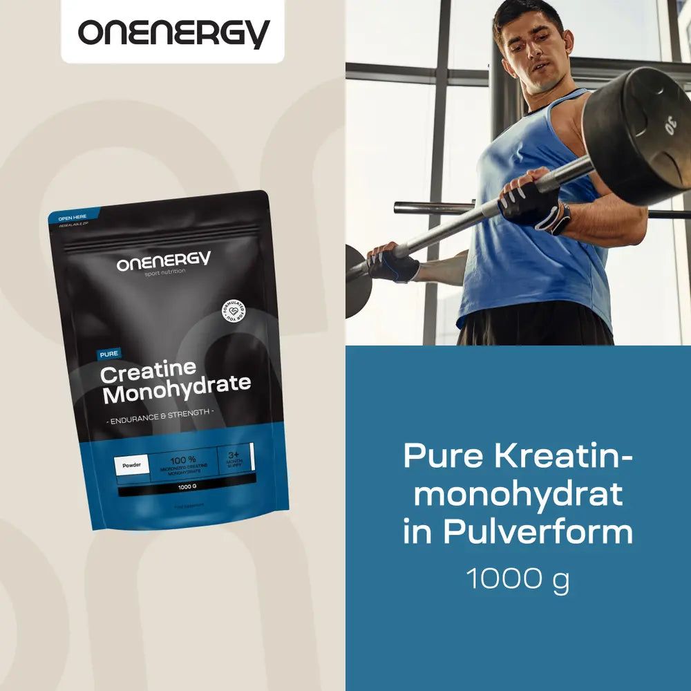OnEnergy Pure Kreatinmonohydrat in Pulverform