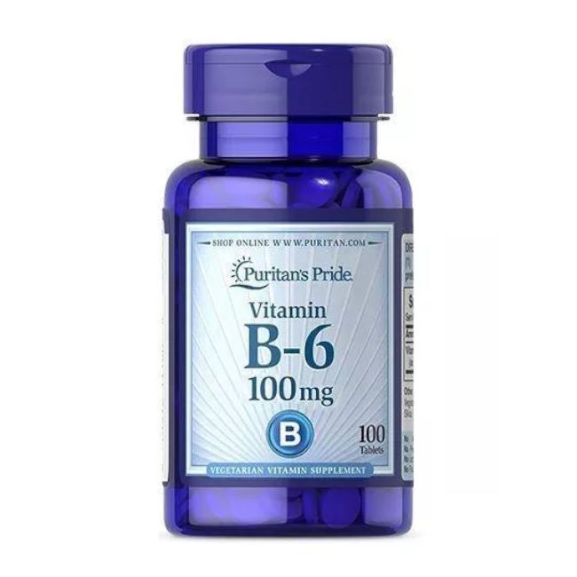 Puritan's Pride Vitamin B-6 Pyridoxin 100 mg
