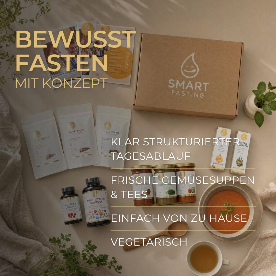 Smart Fasting® COMPLETE FIVE Fastenbox - 5 Tage - natürlich - mit Dr. Lischka, nach Buchinger