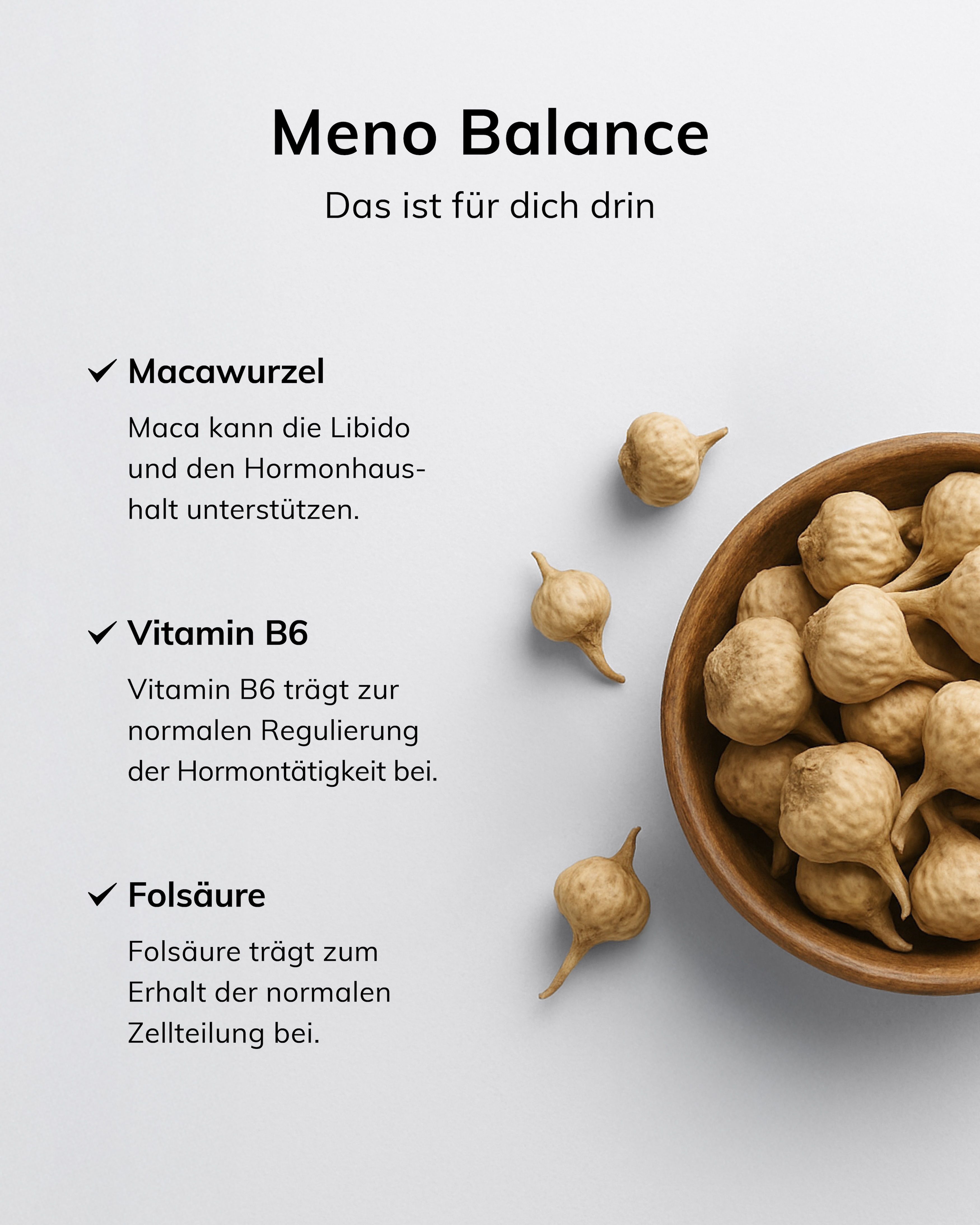 MYLILY Meno Balance mit Macawurzel & Vitamin B6