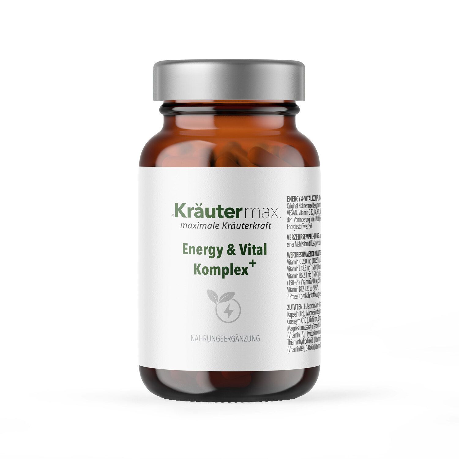 Kräutermax Energy & Vital Komplex Kapseln
