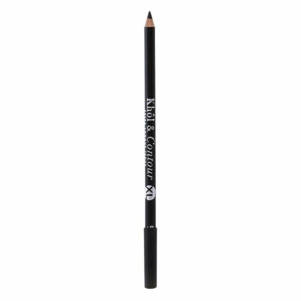 Schwarzer Kajalstift mit Spitze. Aufschrift: Khol & Contour XL.